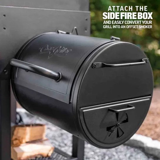 Compatible with Side smoker box!