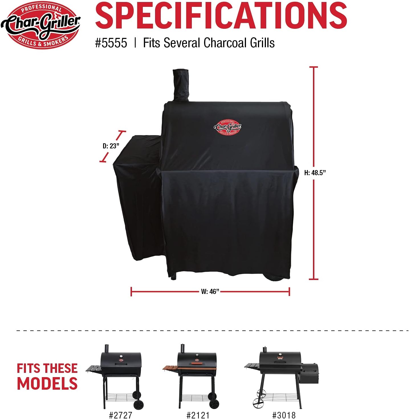 Char-Griller Super Pro & Pro Deluxe Cover